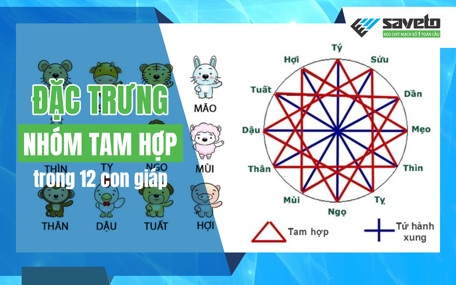 Đặc trưng nhóm tam hợp trong 12 con giáp