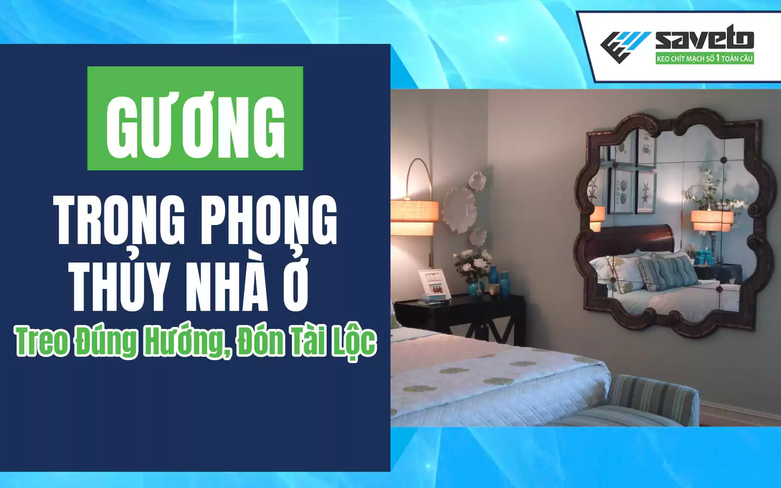Gương trong phong thủy nhà ở