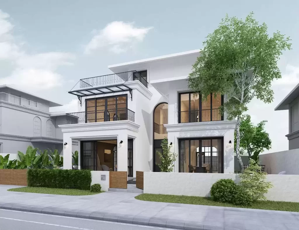mẫu nhà 2 tầng đẹp