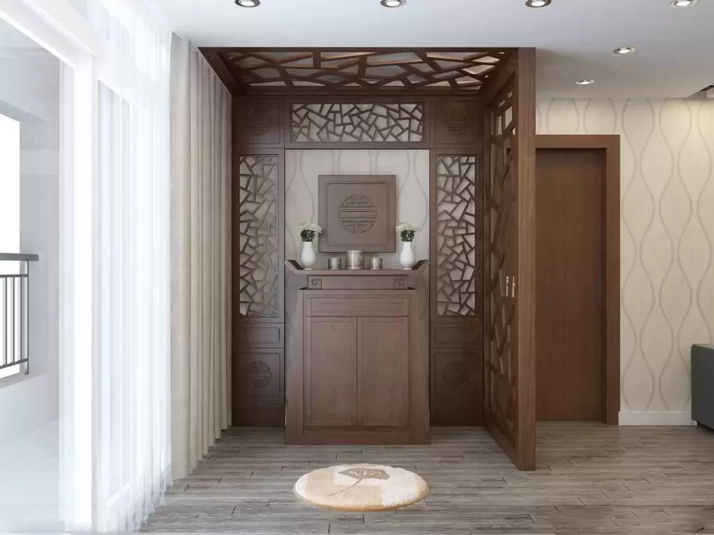 thiết kế phòng thờ