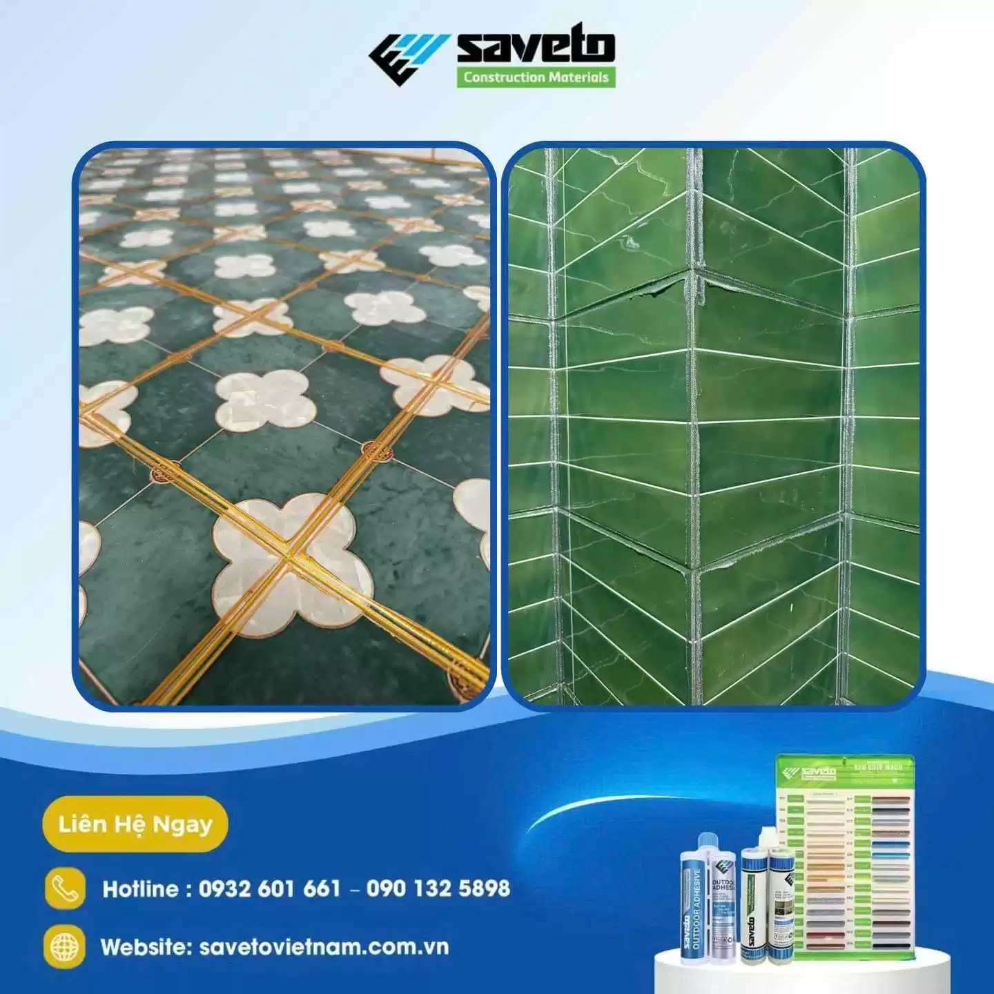 Báo giá keo chít mạch Saveto tại cần thơ