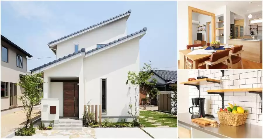 Nhà mái dốc 2 tầng hiện đại