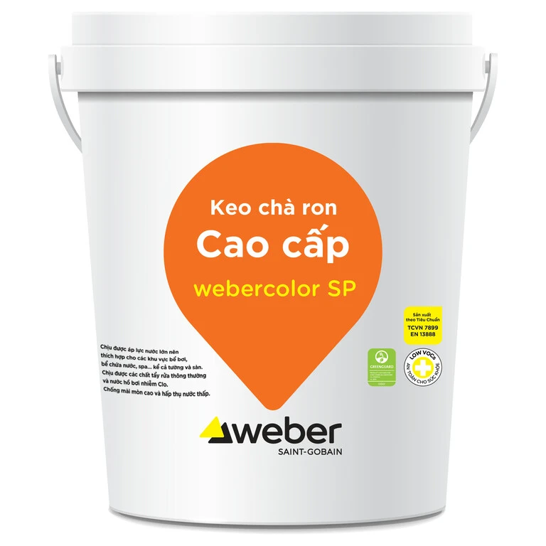 Weber Color Pool - TOP 5 keo chà ron hồ bơi chuyên dụng
