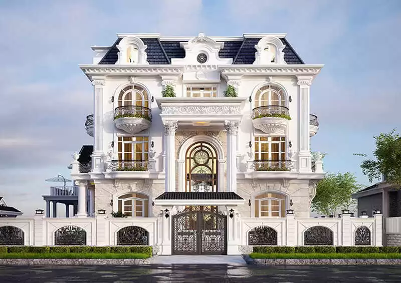 Mái Mansard (Pháp Cổ Điển) - Các Kiểu Mái Nhà Thông Dụng