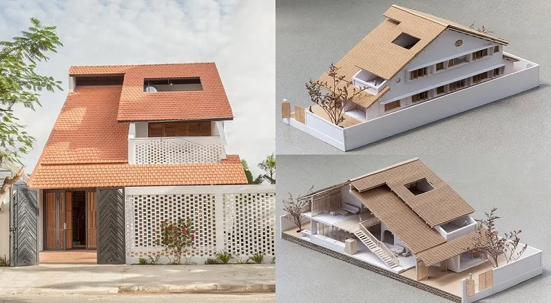 Nhà mái dốc lệch (Skillion Roof) phá cách