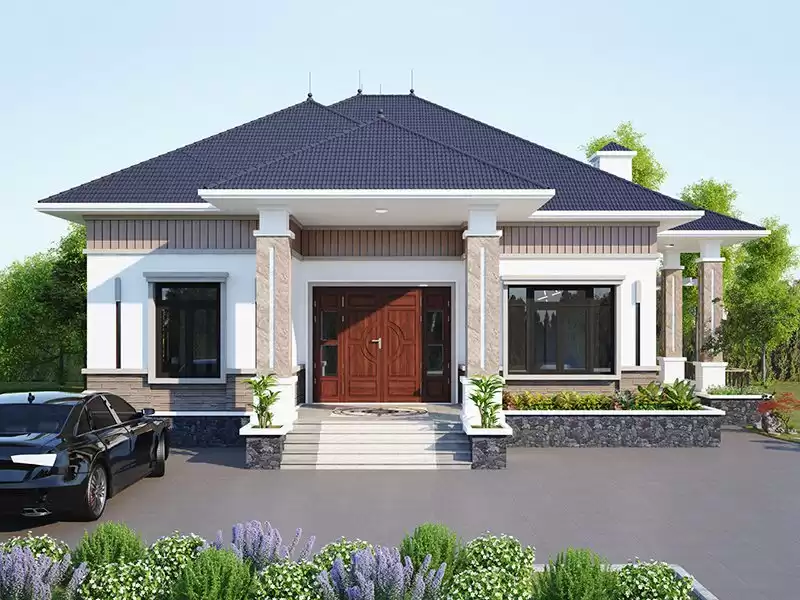 Mái Nhật (Japanese Roof) - Các Kiểu Mái Nhà Thông Dụng