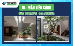 10+ Mẫu Tiểu Cảnh Giếng Trời Nhà Phố – Đẹp & Tiết Kiệm