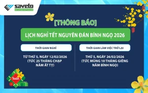 [THÔNG BÁO] LỊCH NGHỈ TẾT NGUYÊN ĐÁN BÍNH NGỌ 2026