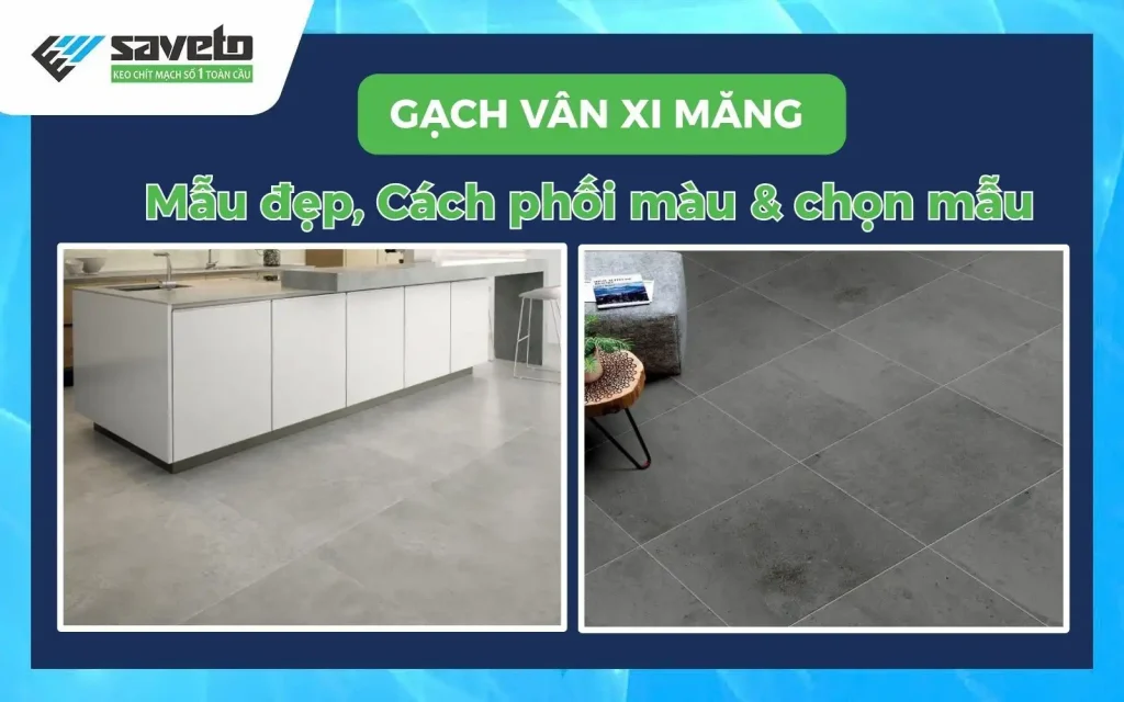 Mẫu gạch vân xi măng đẹp 2026